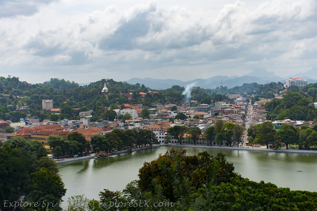 View of Kandy Lake from Arthur’s Seat by exploreslk, on Flickr