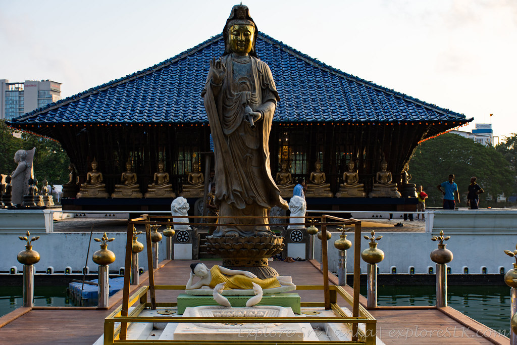 Gangaramaya temple Seema Malakaya by exploreslk, on Flickr