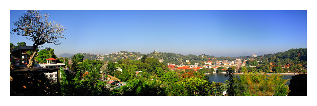 Kandy Lake and Kandy city aerial panoram by Nithi clicks, on Flickr
