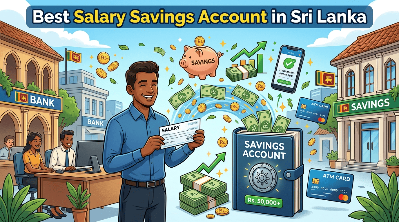 Best Salary Savings Account in Sri Lanka 2026: 12 Banks Compared