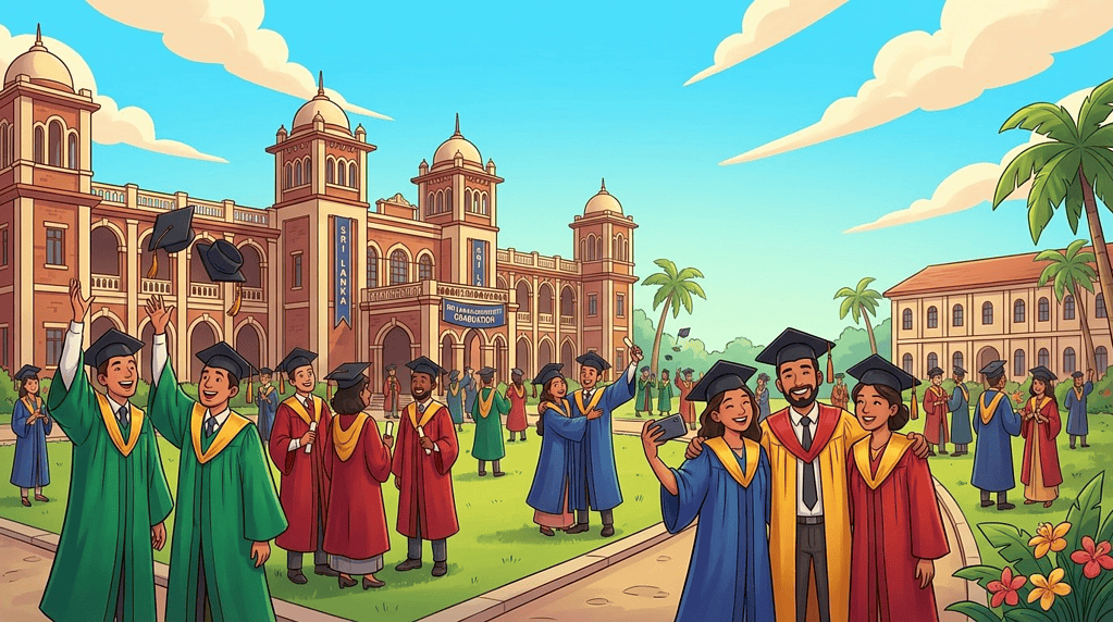 University graduation ceremony in Sri Lanka, I