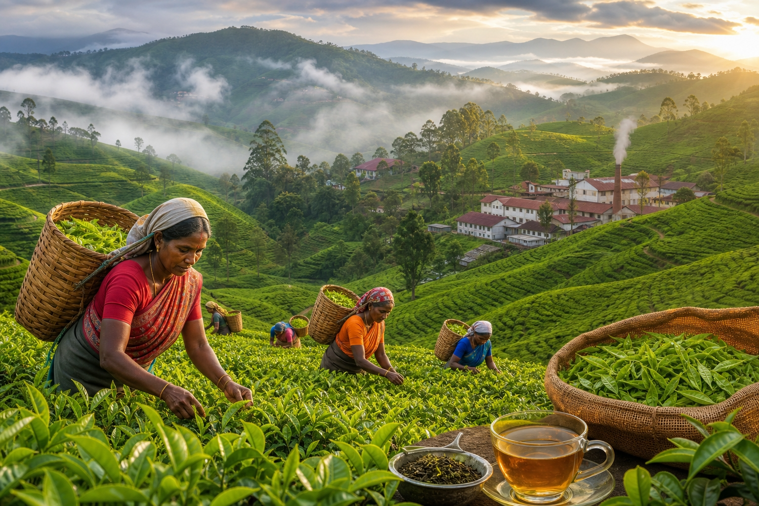 How Did Tea Become the Main Cash Crop in Sri Lanka?