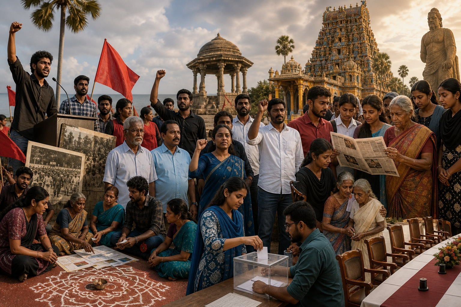How Did the Tamils Make Efforts to Gain Power in Sri Lanka?