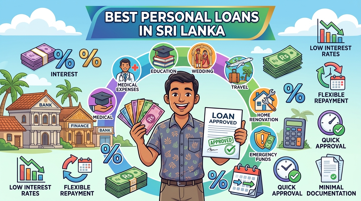 Best Personal Loans in Sri Lanka 2026: 17 Banks Compared (Real Rates)