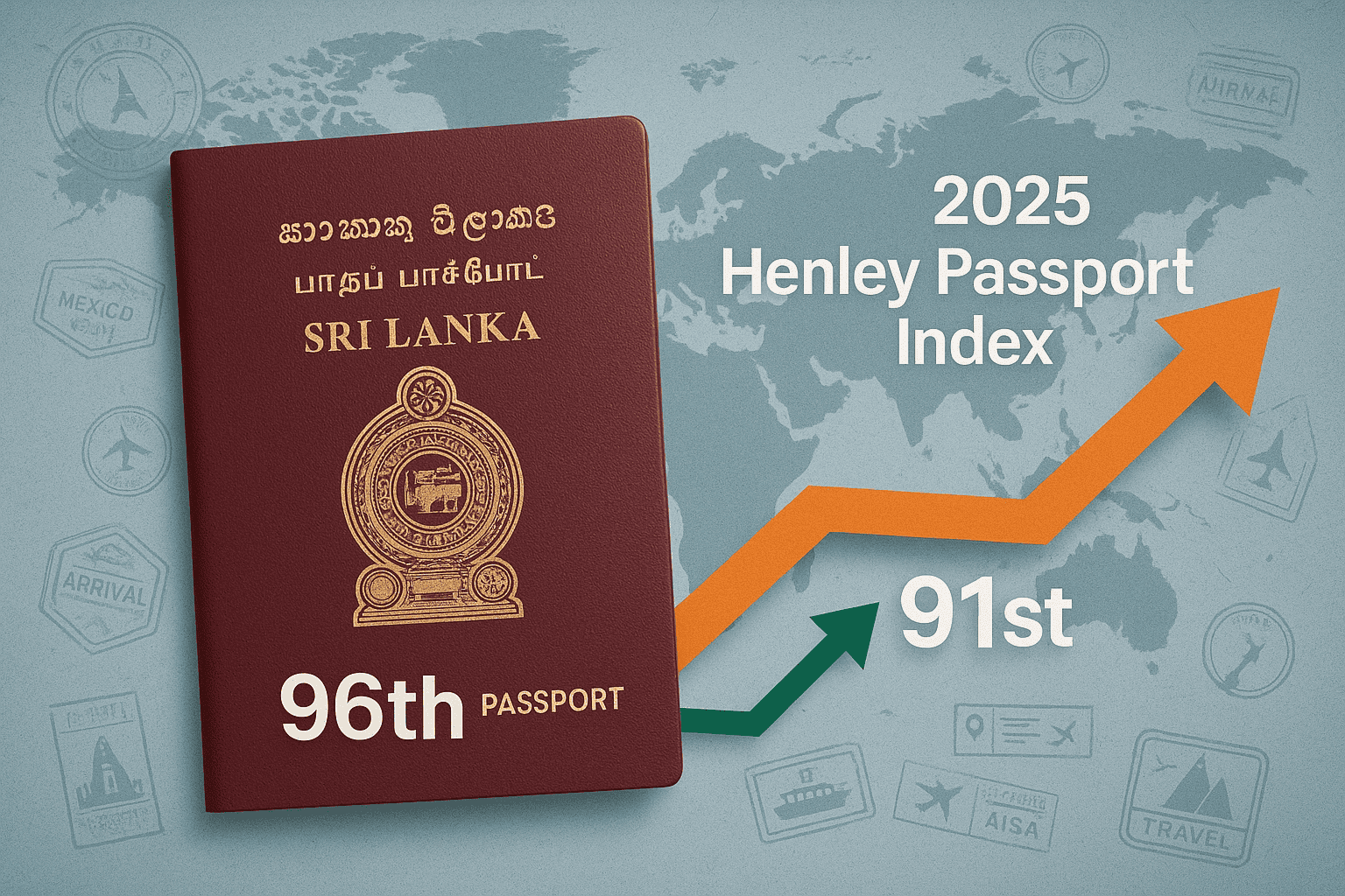 Sri Lanka’s Passport Ranking Climb: A Diplomatic and Economic Turnaround Story
